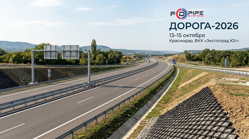 FD Pipe Systems примет участие в деловой программе выставки «Дорога-2026» в Краснодаре